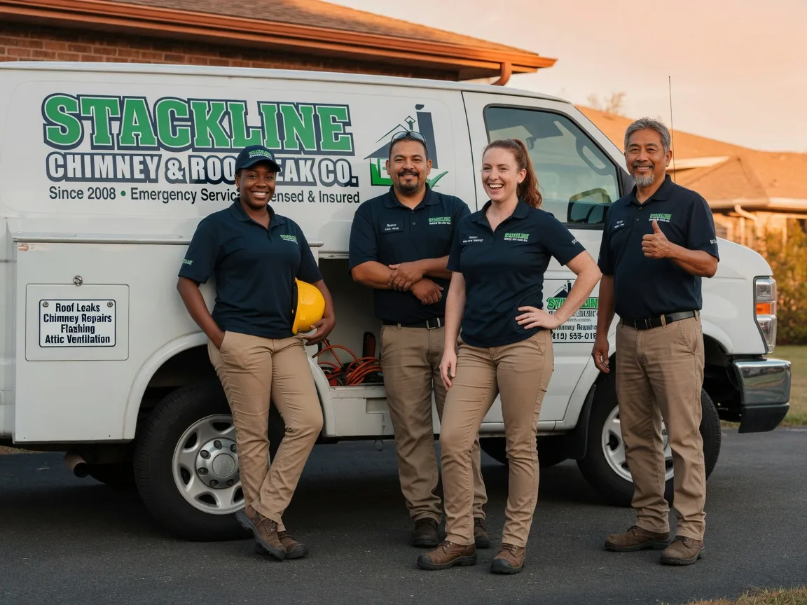 Chimney flashing repair company in Mcdade, TX